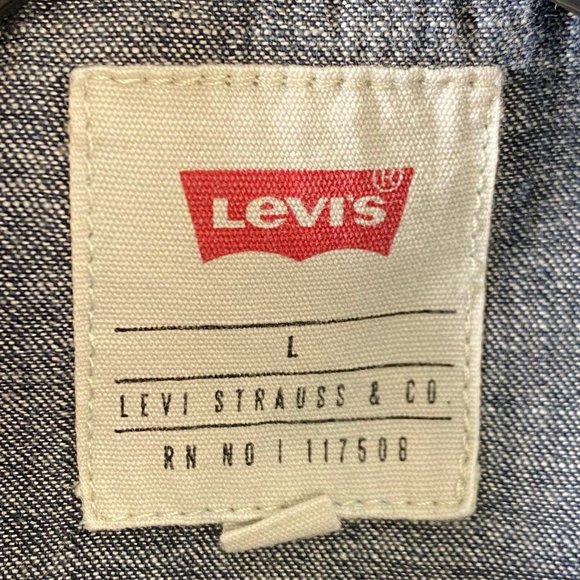LEVI Dark Denim Shirt - Picture 7 of 9
